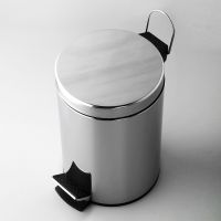 Товар: Ведро для мусора WasserKRAFT K-635 Хром - фото 2 Ведро для мусора WasserKRAFT K-635 Хром — фото 2, Мусорные ведра
