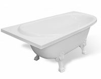 Ванна из искусственного камня Эстет Венеция 170х80 L ФР-00001848 без гидромассажа — фото 2, Ванны из искусственного камня