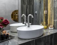 Смеситель для раковины GPD Gildo MTL165-K-S Хром Черный — фото 8, Смесители