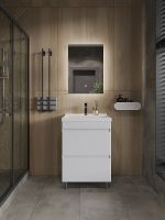 Товар: Зеркало Orange Quadrо 50 OQ-50ZE с подсветкой с сенсорным выключателем - фото 4 Зеркало Orange Quadrо 50 OQ-50ZE с подсветкой с сенсорным выключателем — фото 4, Зеркала в ванную комнату