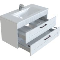 Тумба с раковиной SanVit Турин-2 75 kturin2075 подвесная Белая — фото 12, Тумбы с раковиной