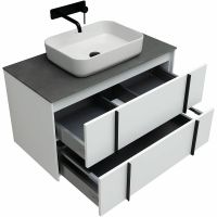 Товар: Тумба под раковину Allen Brau Reality 90 1.32006.WM подвесная Белая матовая - фото 15 Тумба под раковину Allen Brau Reality 90 1.32006.WM подвесная Белая матовая — фото 15, Тумбы под раковину