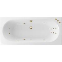 Акриловая ванна Excellent Oceana Slim 160x75 WAEX.OCE16S.SMART.BR с гидромассажем — фото 1, Ванны