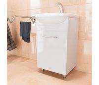 Тумба под раковину Mixline АлАн 47 R 528086 Белая — фото 3, Мебель для ванной