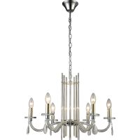 Товар: Люстра Crystal Lux Aurelio SP6 Gold Chrome Transparent Хром Золото Прозрачная - фото 2 Люстра Crystal Lux Aurelio SP6 Gold Chrome Transparent Хром Золото Прозрачная — фото 2, Люстры