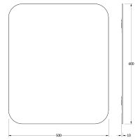 Товар: Зеркало Evoform Colora 60х50 BY 0433 с окантовкой - Черный цвет - фото 5 Зеркало Evoform Colora 60х50 BY 0433 с окантовкой - Черный цвет — фото 5, Мебель для ванной