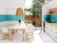 Керамическая плитка TAU Ceramica Maiolica Gloss Aquamarine 02985-0003 настенная 7,5х30 см — фото 2, Керамическая плитка