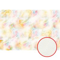 Фреска Ortograf Levity 33384 Фактура флок FLK Флизелин (4*2,7) Разноцветный, Перья — фото 1, Фрески