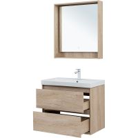 Товар: Тумба под раковину Aquanet Милан 80 336384 подвесная Дуб светлый - фото 13 Тумба под раковину Aquanet Милан 80 336384 подвесная Дуб светлый — фото 13, Тумбы под раковину