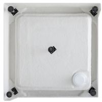 Акриловый поддон для душа Aquanet GL180 80x80 265568 Белый — фото 2, Акриловые душевые поддоны