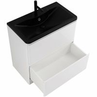 Тумба под раковину BelBagno 100 ALBANO-1000-2C-PIA-BL Bianco Lucido — фото 5, Тумбы под раковину