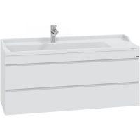 Тумба под раковину СанТа Марс 120 700255 подвесная Белая — фото 1, Тумбы под раковину