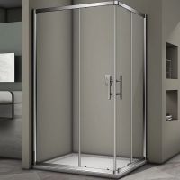 Душевой уголок Veconi Rovigo RV-30 120x80 RV30-12080PR-01-19C3 профиль Хром стекло прозрачное — фото 1, Душевые уголки