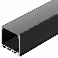 Профиль алюминиевый Arlight 028123 накладной Черный — фото 1, Профили для светодиодных лент