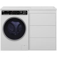 Товар: Тумба под раковину Brevita Grafit 120 GRA-01060-023Я Белая матовая - фото 4 Тумба под раковину Brevita Grafit 120 GRA-01060-023Я Белая матовая — фото 4, Мебель для ванной