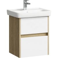 Тумба под раковину Aqwella Сити 50 CI0105DB Дуб балтийский — фото 1, Мебель для ванной