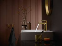 Смеситель для раковины Hansgrohe Talis E 71710990 Полированное золото — фото 3, Смесители