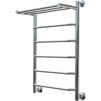 Водяной полотенцесушитель Тругор Браво 1 П НП 80x50 с полкой Хром — фото 1, Водяные полотенцесушители