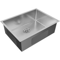 Кухонная мойка Paulmark Next 58 Uni PM215844-BS Брашированная сталь — фото 2, Кухонные мойки