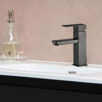 Смеситель для раковины WesnaArt Kubus KUB13-210Black Черный матовый — фото 2, Смесители