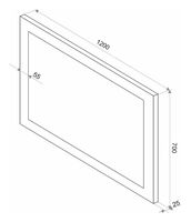 Товар: Зеркало Art&Max Soli AM-Sol-1200-700-DS-F-H с подсветкой с сенсорным выключателем - фото 6 Зеркало Art&Max Soli AM-Sol-1200-700-DS-F-H с подсветкой с сенсорным выключателем — фото 6, Мебель для ванной