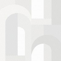 Обои Andrea Rossi Gallinara 54318-1 Винил на флизелине (1,06*10,05) Серый, Геометрия/Абстракция — фото 1, Обои для стен
