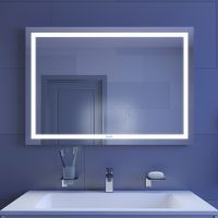 Зеркало Iddis Zodiac 80 ZOD80T0i98 с подсветкой с подогревом Белое — фото 8, Зеркала в ванную комнату