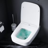 Унитаз AM.PM Inspire V2.0 FlashClean CK50H0603W подвесной с гигиеническим душем и ершиком с сиденьем Микролифт — фото 17, Подвесные унитазы