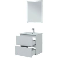 Товар: Тумба под раковину Aquanet Джейн 60 335422 подвесная Белая матовая - фото 15 Тумба под раковину Aquanet Джейн 60 335422 подвесная Белая матовая — фото 15, Мебель для ванной