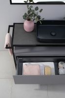 Столешница под раковину Allen Brau Priority 120 1.31012.GR-S Графит структ — фото 9, Столешницы под раковину