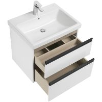 Товар: Тумба под раковину Roca Domi 60 A857458806 подвесная Белый глянец - фото 3 Тумба под раковину Roca Domi 60 A857458806 подвесная Белый глянец — фото 3, Мебель для ванной