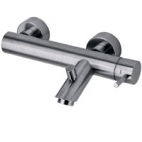 Смеситель для ванны Paffoni Light LIG022ST Сталь — фото 1, Смесители