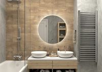 Зеркало Art&Max Sanremo AM-San-800-DS-F с подсветкой с бесконтактным выключателем — фото 7, Мебель для ванной