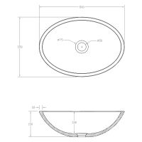 Раковина-чаша Abber Karbon 50 AK2042 Черная — фото 6, Раковины накладные