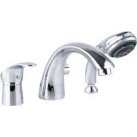 Смеситель на борт ванны Frap H21 F1121 Хром — фото 1, Смесители на борт ванны