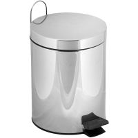 Ведро для мусора TW Harmony TWCV010-5cr Хром — фото 1, Мусорные ведра