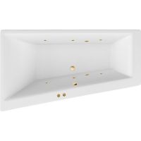 Акриловая ванна Excellent Sfera Slim 170x100 L WAEX.SFL17S.SOFT.GL с гидромассажем — фото 1, Ванны