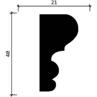 Товар: Молдинг Decor-Dizayn 2000x40x21 мм арт-DD608 - фото 4 Молдинг Decor-Dizayn 2000x40x21 мм арт-DD608 — фото 4, Молдинги