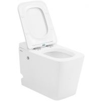 Унитаз Abber Rechteck AC1213P приставной с сиденьем Микролифт — фото 4, Умные унитазы