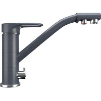 Смеситель для кухни Ulgran Classic U-010-343 Антрацит — фото 1, Смесители