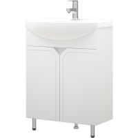 Товар: Тумба под раковину Corozo Сириус 65 SD-00001438 Белая - фото 2 Тумба под раковину Corozo Сириус 65 SD-00001438 Белая — фото 2, Мебель для ванной