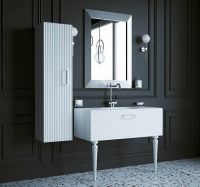 Товар: Шкаф пенал Boheme Armadi Art Vallessi Avantgarde Linea 35 845-WCR подвесной Белый - фото 2 Шкаф пенал Boheme Armadi Art Vallessi Avantgarde Linea 35 845-WCR подвесной Белый — фото 2, Мебель для ванной