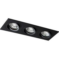 Встраиваемый светильник Crystal Lux CLT 002C3 BL Черный — фото 1, Точечные светильники