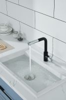 Товар: Смеситель для кухни Paulmark Kassel Ka214311-401 Антрацит Хром - фото 4 Смеситель для кухни Paulmark Kassel Ka214311-401 Антрацит Хром — фото 4, Смесители для кухни