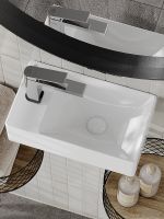 Товар: Раковина Orange 38 R B05-375RW Белая глянцевая - фото 4 Раковина Orange 38 R B05-375RW Белая глянцевая — фото 4, Мини-раковины