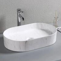 Раковина-чаша Ceruttispa 50 CR0055B MMW1 СТ9540 Белый матовый мрамор — фото 5, Раковины накладные