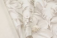 Обои Артекс New Look 6 10981-02 Винил на флизелине (1,06*10,05) Серый/Бежевый, Цветы/Листья — фото 7, Обои для стен