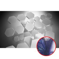 Фреска Ortograf 3D 33414 Фактура бархат серебро FX-S Флизелин (4,3*2,7) Серый, Абстракция — фото 1, Фрески