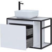 Товар: Тумба под раковину Aquanet Nova Lite Loft 75L 261650 подвесная Белый глянец - фото 4 Тумба под раковину Aquanet Nova Lite Loft 75L 261650 подвесная Белый глянец — фото 4, Тумбы под раковину