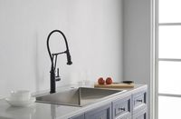 Смеситель для кухни Aquatek Европа AQ1388MB Черный матовый — фото 2, Смесители для кухни